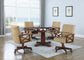 Marietta 5-piece Game Table Set Tobacco and Tan