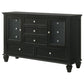 Sandy Beach 11-drawer Dresser Black