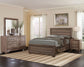 Kauffman 4-piece California King Bedroom Set Washed Taupe