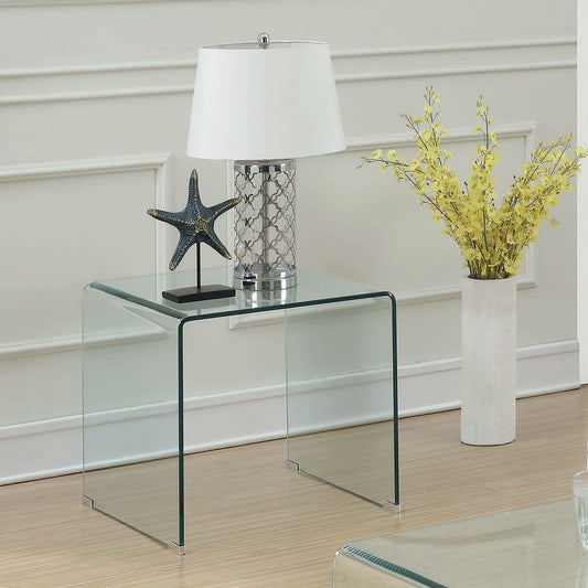 Ripley Square End Table Clear