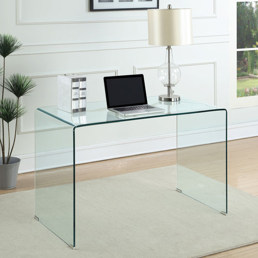 Ripley Glass Writing Desk Clear