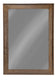 Odafin Rectangle Floor Mirror Distressed Brown